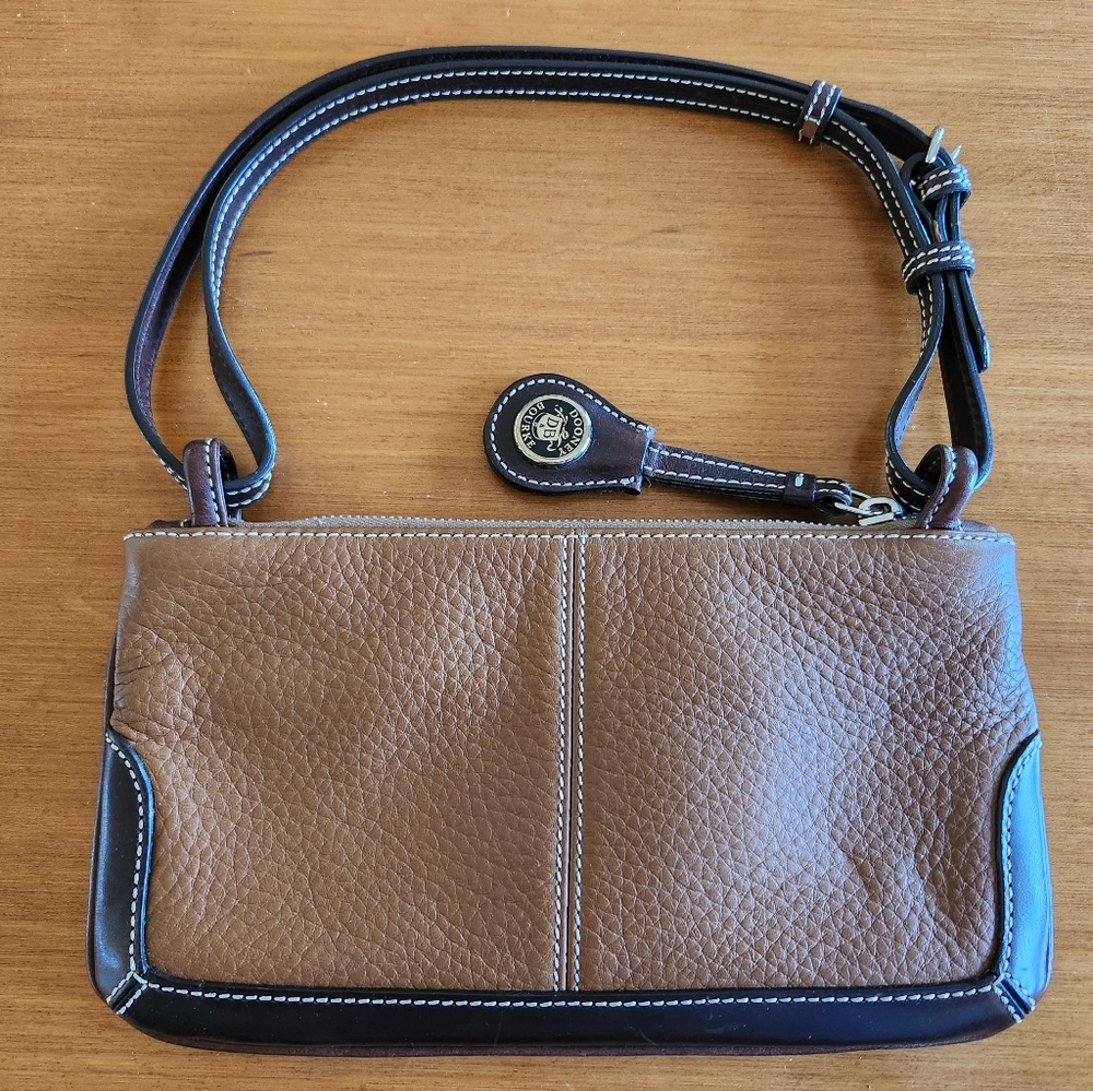 Dooney & Bourke Brown Leather Shoulder Bag